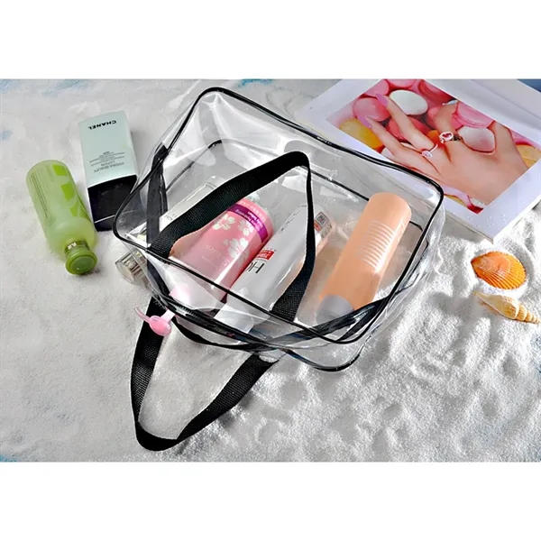 Three-Piece PVC Transparent Toiletry Bag - Three-Piece PVC Transparent Toiletry Bag - Image 3 of 4