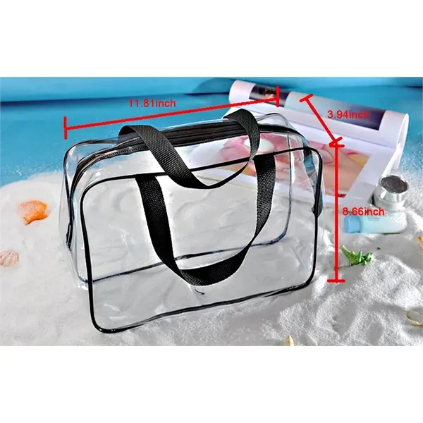 Three-Piece PVC Transparent Toiletry Bag - Three-Piece PVC Transparent Toiletry Bag - Image 4 of 4