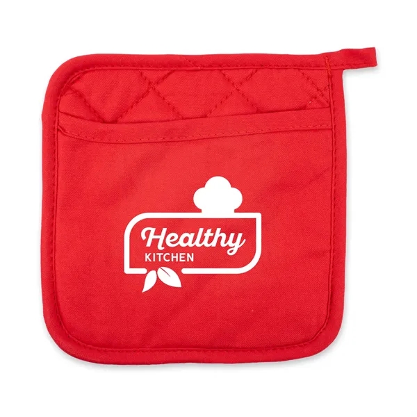 Home Chef Pot Holder with Pocket - Home Chef Pot Holder with Pocket - Image 6 of 9