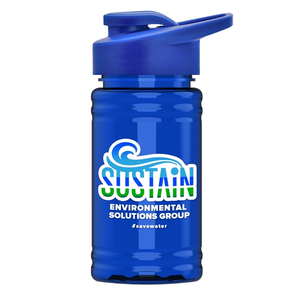 UpCycle - Mini 16 oz. rPet Sports Bottle with Drink Thru Lid - UpCycle - Mini 16 oz. rPet Sports Bottle with Drink Thru Lid - Image 0 of 16
