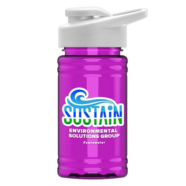 UpCycle - Mini 16 oz. rPet Sports Bottle with Drink Thru Lid - UpCycle - Mini 16 oz. rPet Sports Bottle with Drink Thru Lid - Image 2 of 16