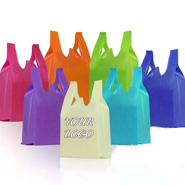 Non Woven T-Shirt  Vest Bag - Non Woven T-Shirt  Vest Bag - Image 0 of 14