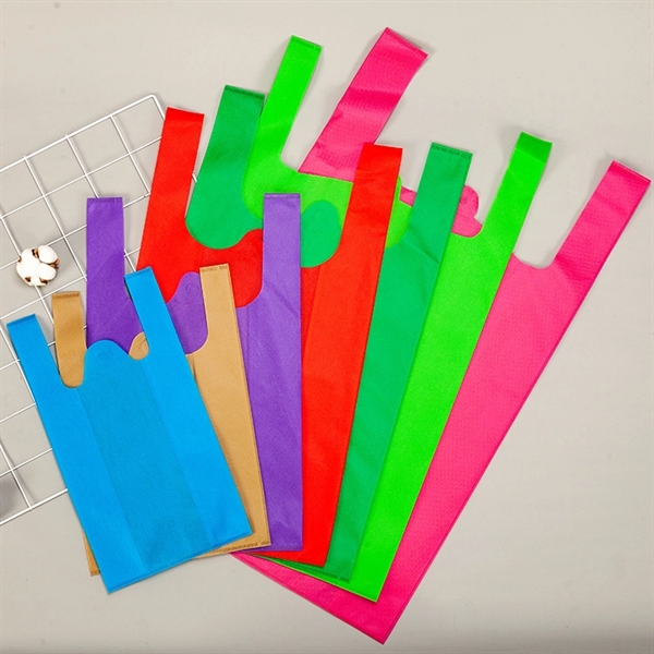 Non Woven T-Shirt  Vest Bag - Non Woven T-Shirt  Vest Bag - Image 13 of 14