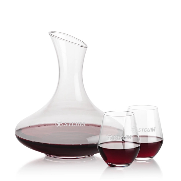 Innisfil Carafe & Reina Stemless Wine