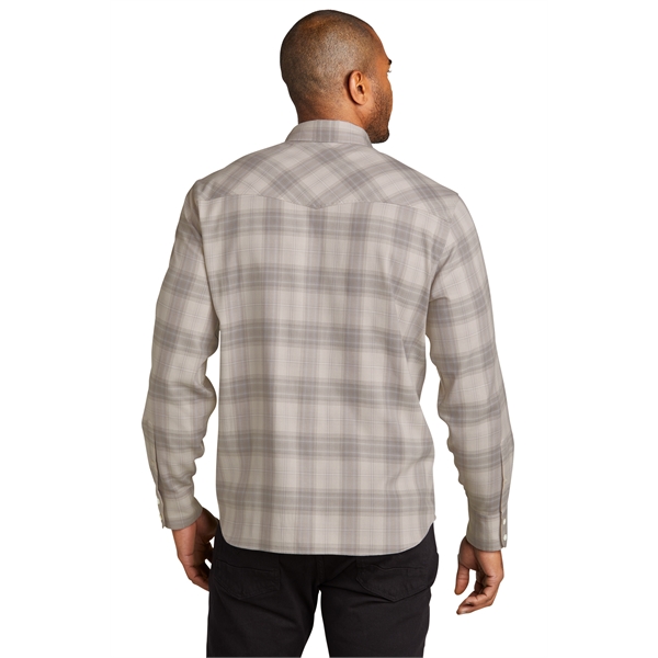 Port Authority Long Sleeve Ombre Plaid Shirt - Port Authority Long Sleeve Ombre Plaid Shirt - Image 1 of 12