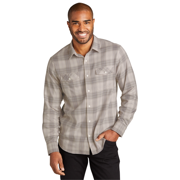 Port Authority Long Sleeve Ombre Plaid Shirt - Port Authority Long Sleeve Ombre Plaid Shirt - Image 2 of 12