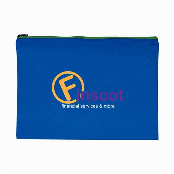 Non-Woven Document Sleeve With Zipper - Non-Woven Document Sleeve With Zipper - Image 8 of 12