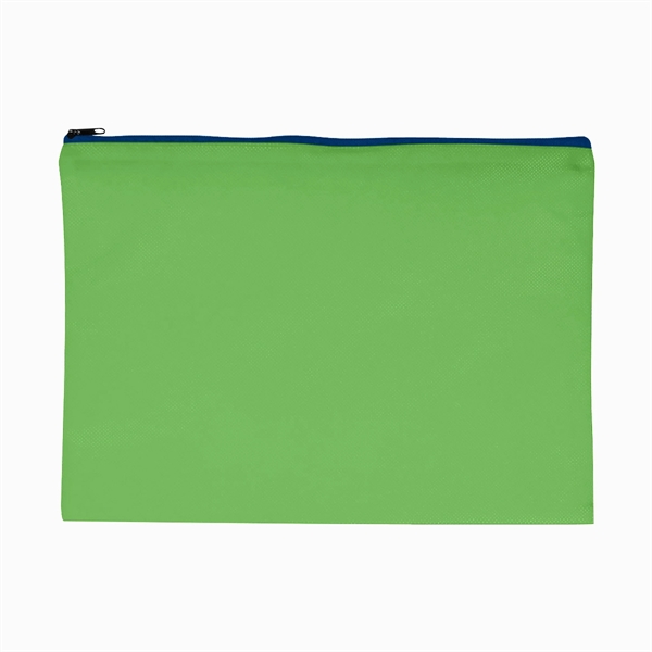 Non-Woven Document Sleeve With Zipper - Non-Woven Document Sleeve With Zipper - Image 10 of 12