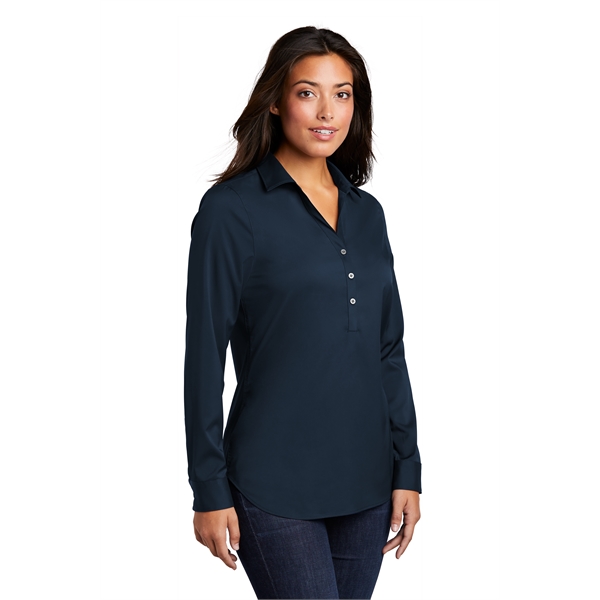 Port Authority Ladies City Stretch Tunic 3.7 oz Custom Shirt - Port Authority Ladies City Stretch Tunic 3.7 oz Custom Shirt - Image 11 of 21