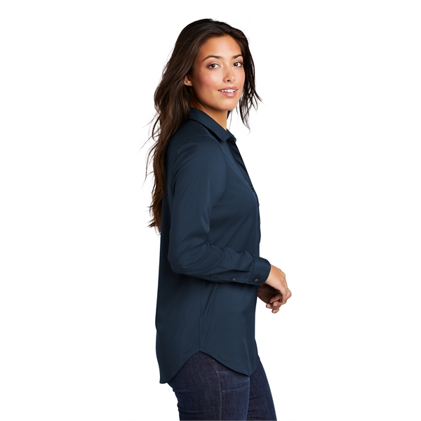 Port Authority Ladies City Stretch Tunic 3.7 oz Custom Shirt - Port Authority Ladies City Stretch Tunic 3.7 oz Custom Shirt - Image 14 of 21