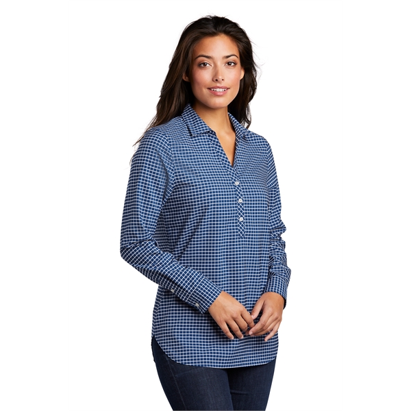 Port Authority Ladies City Stretch Tunic 3.7 oz Custom Shirt - Port Authority Ladies City Stretch Tunic 3.7 oz Custom Shirt - Image 15 of 21