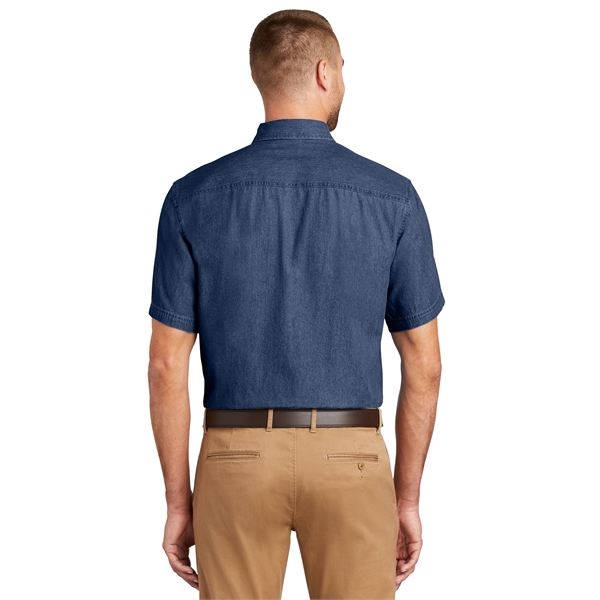 Port & Company - Short Sleeve Value Denim Shirts w/ 6.5 oz. - Port & Company - Short Sleeve Value Denim Shirts w/ 6.5 oz. - Image 6 of 8