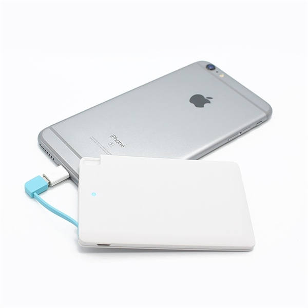 USA Decorated 2500 mAh Power Bank w/Apple adopter & Cable - USA Decorated 2500 mAh Power Bank w/Apple adopter & Cable - Image 3 of 4