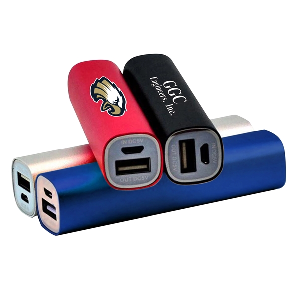 Aluminum Chamfer Edge Power Bank 2200 mAh - Aluminum Chamfer Edge Power Bank 2200 mAh - Image 0 of 4