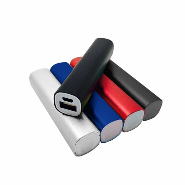 Aluminum Chamfer Edge Power Bank 2200 mAh - Aluminum Chamfer Edge Power Bank 2200 mAh - Image 1 of 4