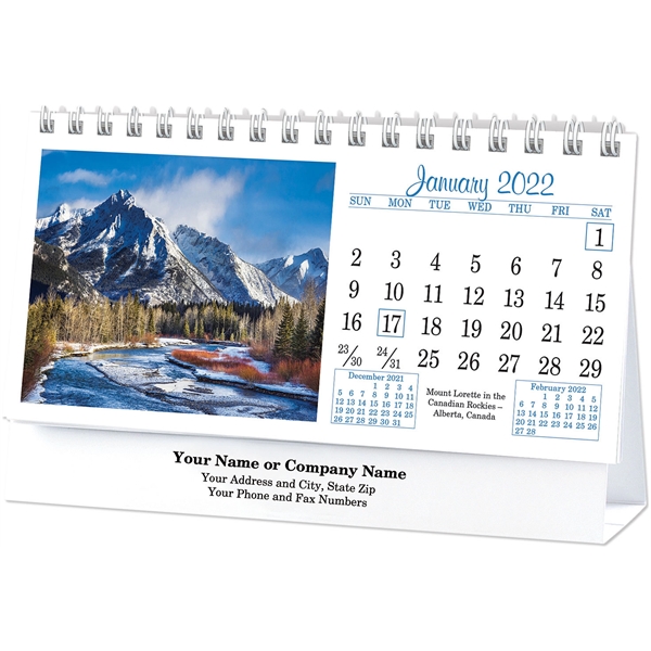 Scenes Across North America Desk Calendar - Scenes Across North America Desk Calendar - Image 1 of 3