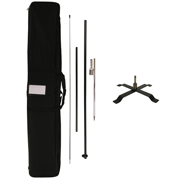 6' Portable Single Reverse Teardrop Kit with Cross Base - 6' Portable Single Reverse Teardrop Kit with Cross Base - Image 4 of 12