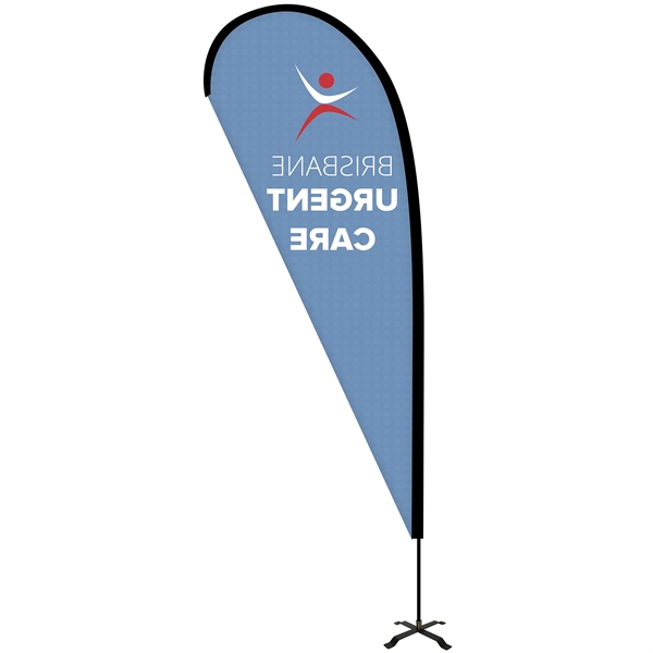 8' Portable Single Reverse Teardrop Kit with Cross Base - 8' Portable Single Reverse Teardrop Kit with Cross Base - Image 1 of 12