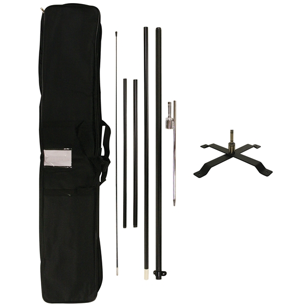 12' Portable Single Reverse Teardrop Kit with Cross Base - 12' Portable Single Reverse Teardrop Kit with Cross Base - Image 4 of 14