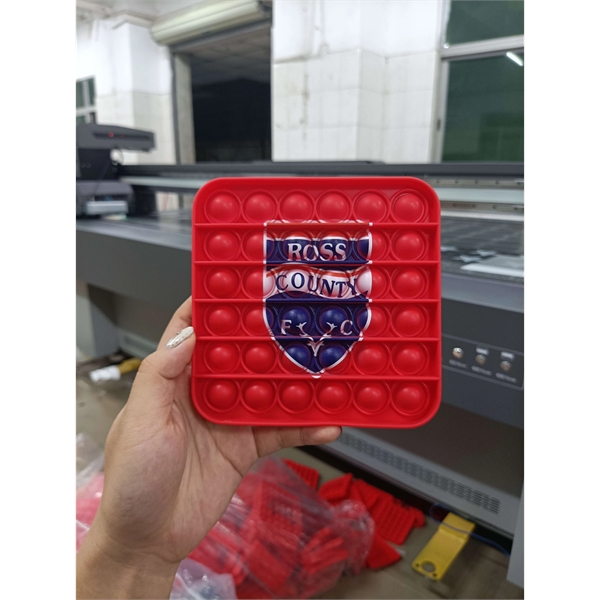 Santa Glove Pop It Fidget Toy - Optional Full-Color - Santa Glove Pop It Fidget Toy - Optional Full-Color - Image 1 of 3