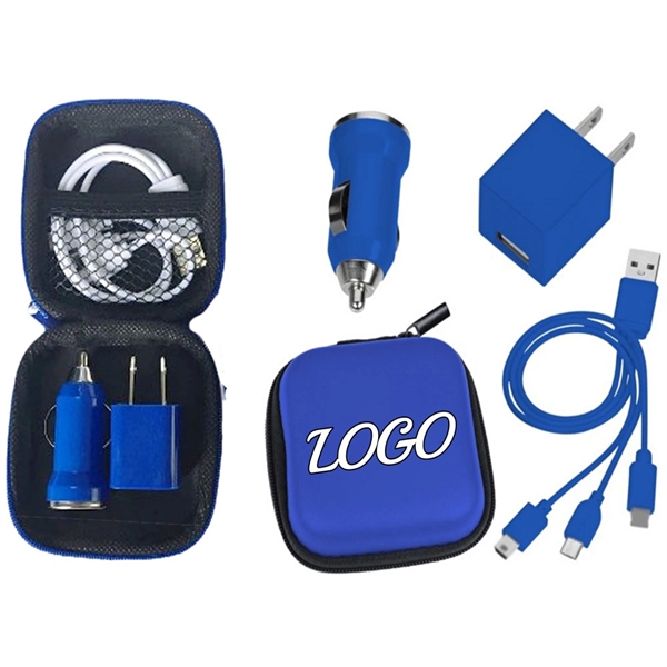 3 In 1 Portable Travel Charging Kit - 3 In 1 Portable Travel Charging Kit - Image 0 of 5