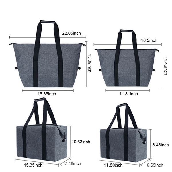 Outdoor Portable Picnic Cooler Bag Can Be Folded - Outdoor Portable Picnic Cooler Bag Can Be Folded - Image 1 of 4