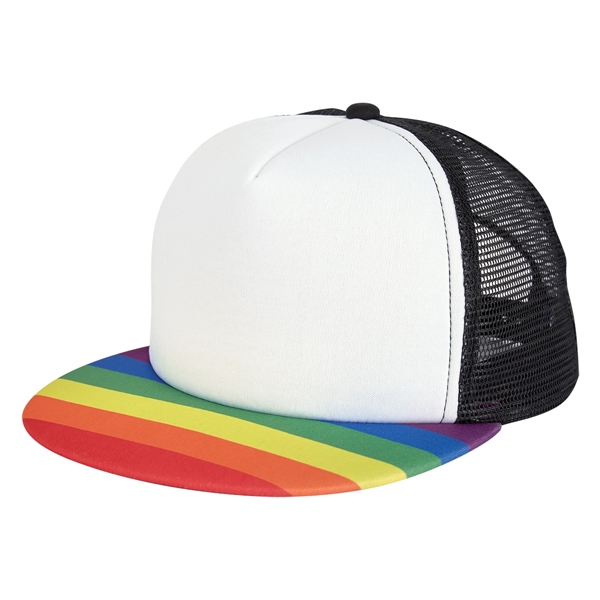 Rainbow Trucker Cap - Rainbow Trucker Cap - Image 1 of 11