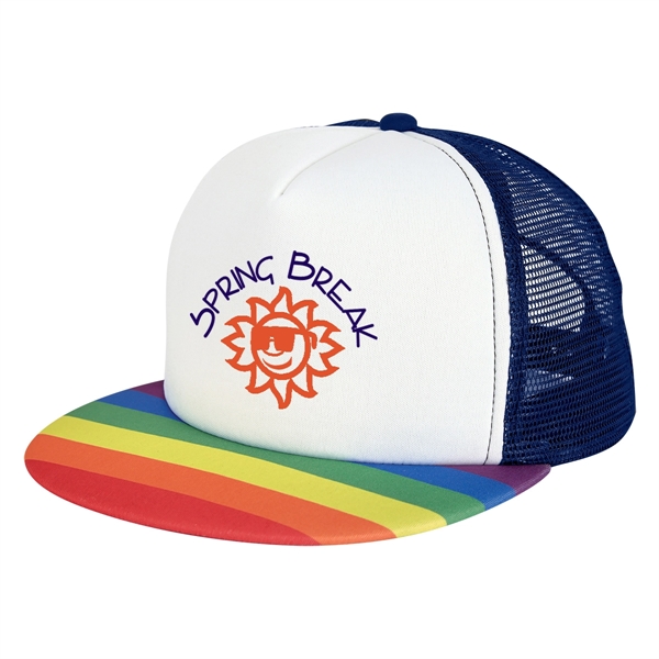 Rainbow Trucker Cap - Rainbow Trucker Cap - Image 8 of 11