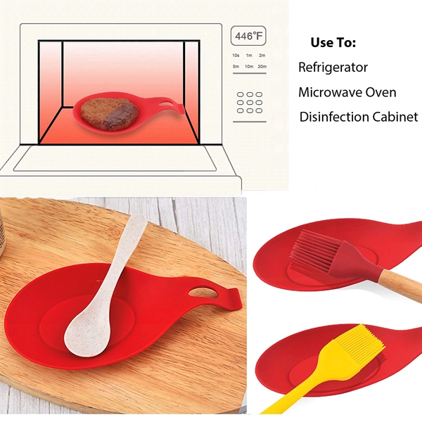 Kitchen Silicone Spoon Rest - Kitchen Silicone Spoon Rest - Image 1 of 2