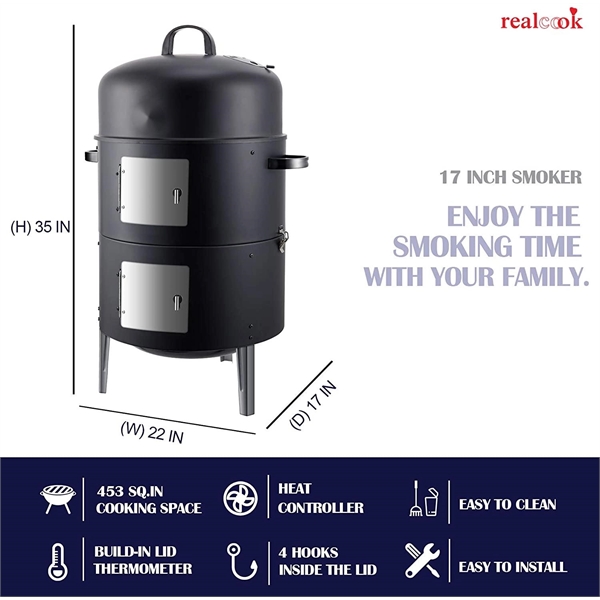 Smoker/Round BBQ Grill - Smoker/Round BBQ Grill - Image 3 of 5