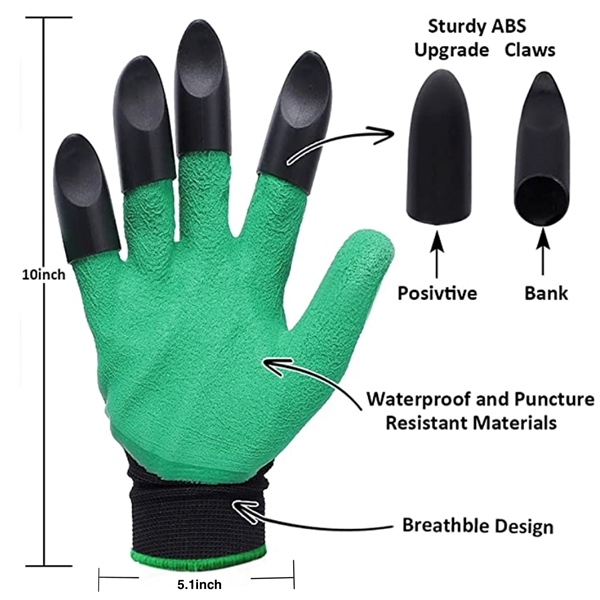 Claw Gardening Gloves - Claw Gardening Gloves - Image 3 of 3