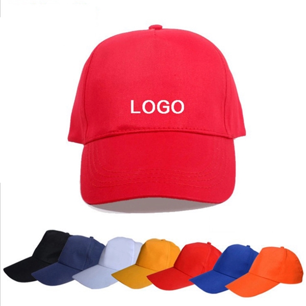 Plain Baseball Cap Hat - Plain Baseball Cap Hat - Image 1 of 4