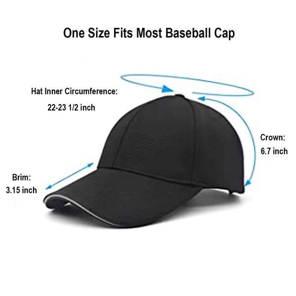 Cotton Baseball Hat - Cotton Baseball Hat - Image 3 of 4