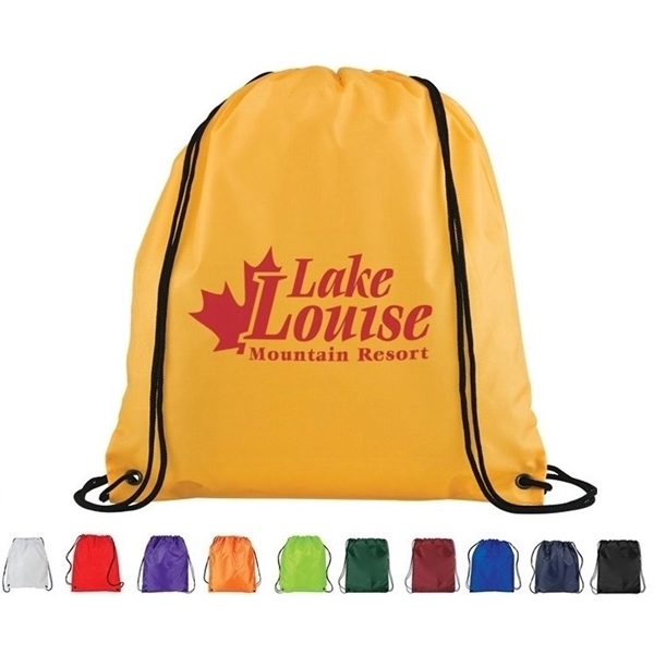 210D Polyester Drawstring Backpack - 210D Polyester Drawstring Backpack - Image 0 of 1
