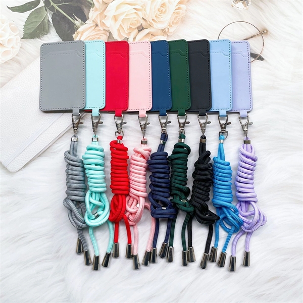 Leather Wallets with Cell Phone Lanyard - Leather Wallets with Cell Phone Lanyard - Image 3 of 5
