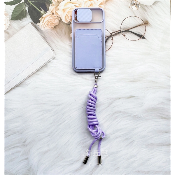 Leather Wallets with Cell Phone Lanyard - Leather Wallets with Cell Phone Lanyard - Image 4 of 5