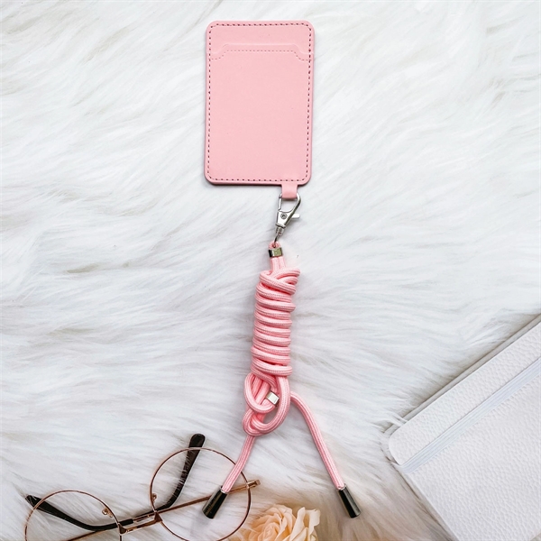 Leather Wallets with Cell Phone Lanyard - Leather Wallets with Cell Phone Lanyard - Image 5 of 5