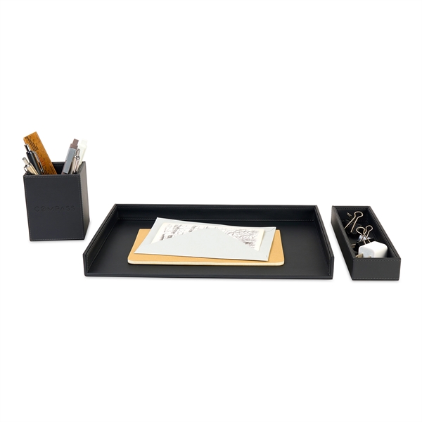 Easton 3 Piece Desktop Organizer Set - Easton 3 Piece Desktop Organizer Set - Image 0 of 8