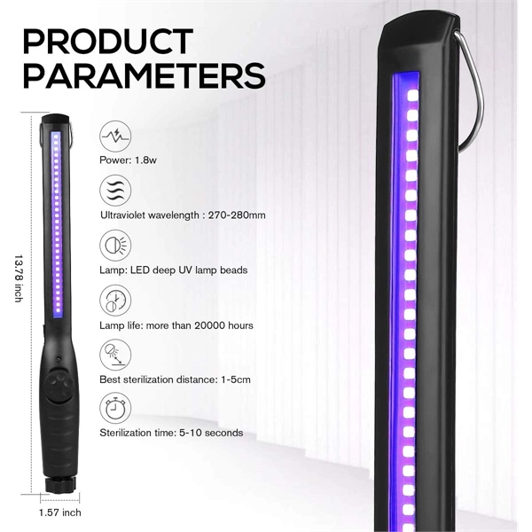 UV Light Sanitizer Wand - UV Light Sanitizer Wand - Image 3 of 5