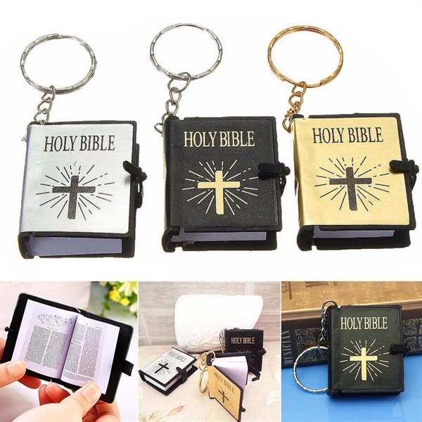 Mini Holy Bible Keychain - Mini Holy Bible Keychain - Image 0 of 5