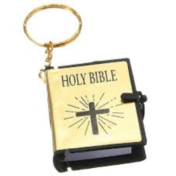 Mini Holy Bible Keychain - Mini Holy Bible Keychain - Image 5 of 5