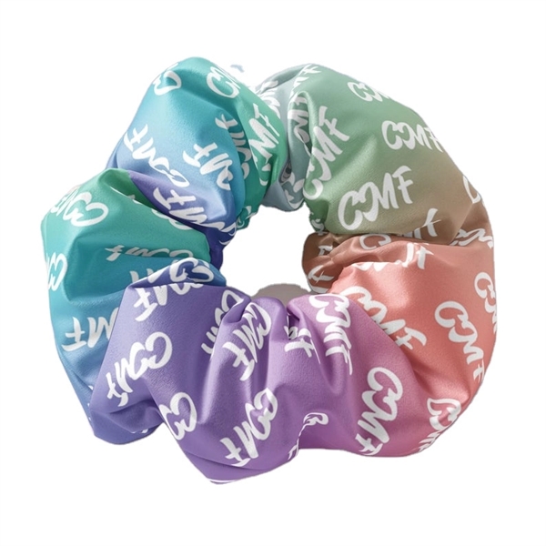 Custom Full Color Elastic Scrunchies - Custom Full Color Elastic Scrunchies - Image 0 of 4