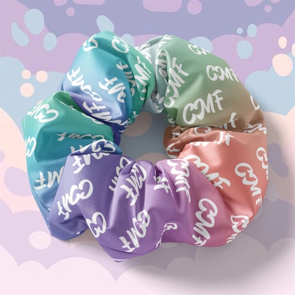 Custom Full Color Elastic Scrunchies - Custom Full Color Elastic Scrunchies - Image 2 of 4