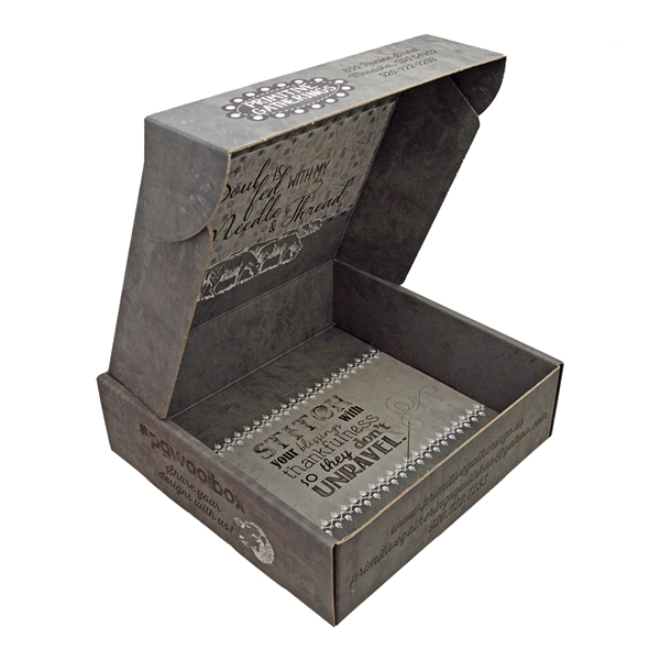 11.3" x 11".3 x 3.4" Digital Printed Top Mailer Box E-Flute - 11.3" x 11".3 x 3.4" Digital Printed Top Mailer Box E-Flute - Image 2 of 2
