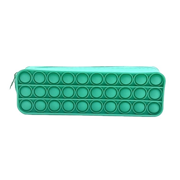 Square Shape Silicone Push Pop Bubble Toy Pencil Case - Square Shape Silicone Push Pop Bubble Toy Pencil Case - Image 4 of 8
