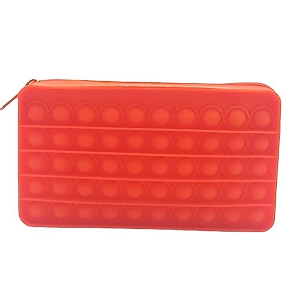 Large Capacity Square Push Pop Bubble Toy Pencil Case - Large Capacity Square Push Pop Bubble Toy Pencil Case - Image 2 of 6