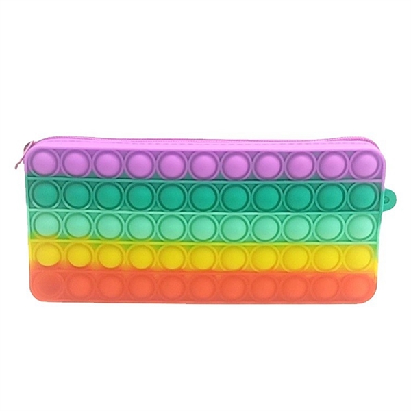 Large Capacity Square Push Pop Bubble Toy Pencil Case - Large Capacity Square Push Pop Bubble Toy Pencil Case - Image 3 of 6