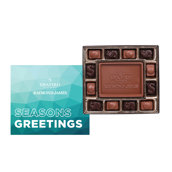 Small Custom Molded Chocolate Delight Gift Box w/ Full Color