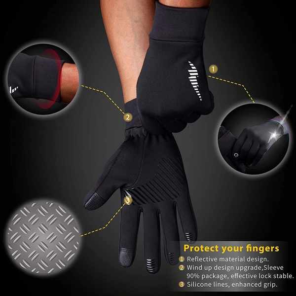 Winter Touch Screen Cycling Gloves - Winter Touch Screen Cycling Gloves - Image 3 of 7