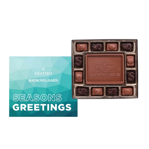 Small Custom Molded Chocolate Delight Gift Box w/ Full Color